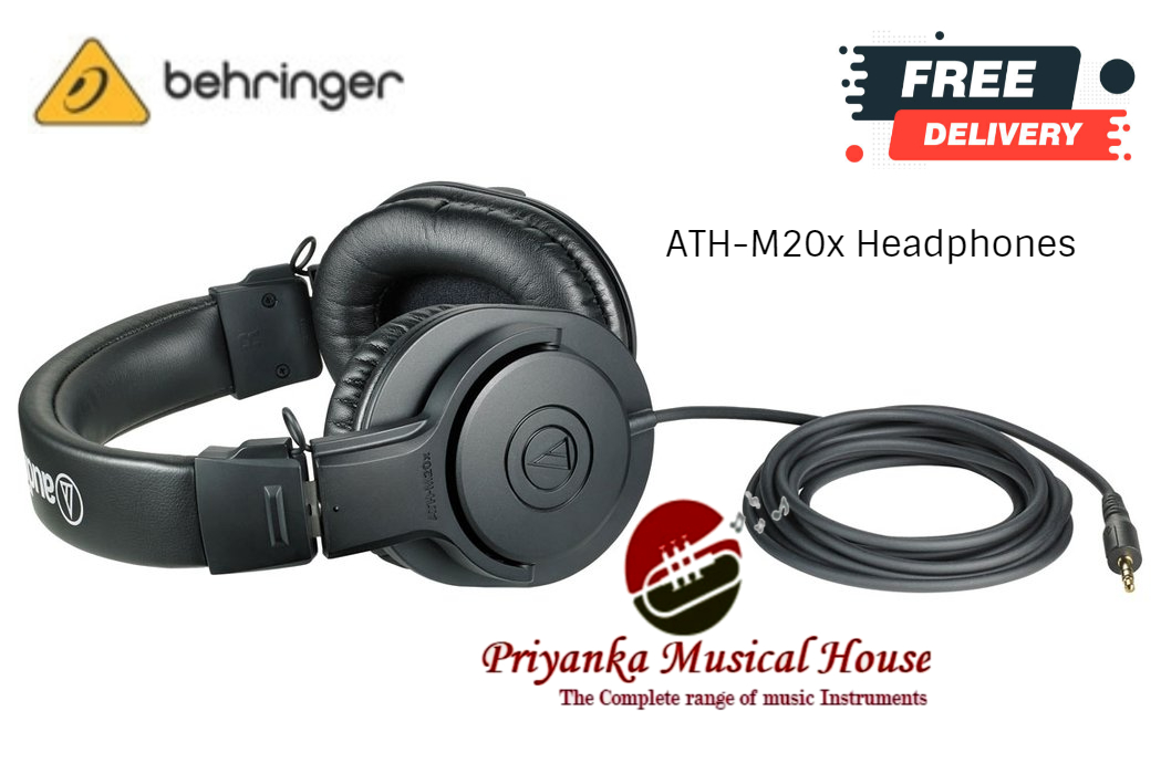 AudioTechnica ATHM20x Headphones Priyanka Musical